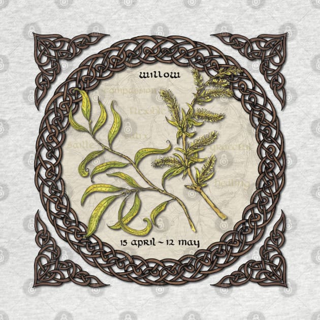 Celtic Tree Calendar - Willow by lottibrown